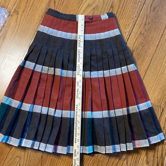 Vintage Pendleton Turnabout reversible wool pleated skirt.!! Measurements photos - Picture 11 of 12